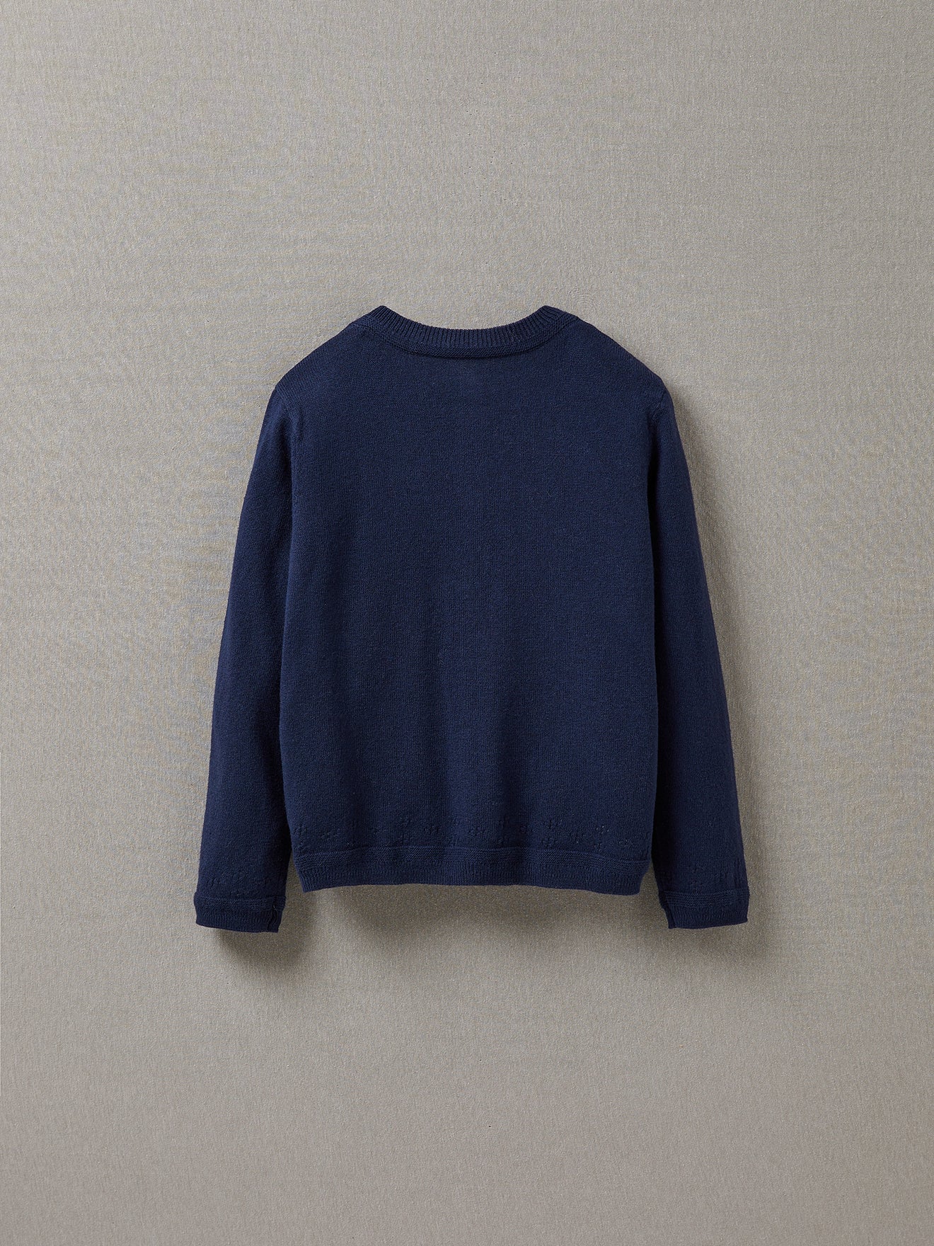 Cardigan Fille en coton et laine