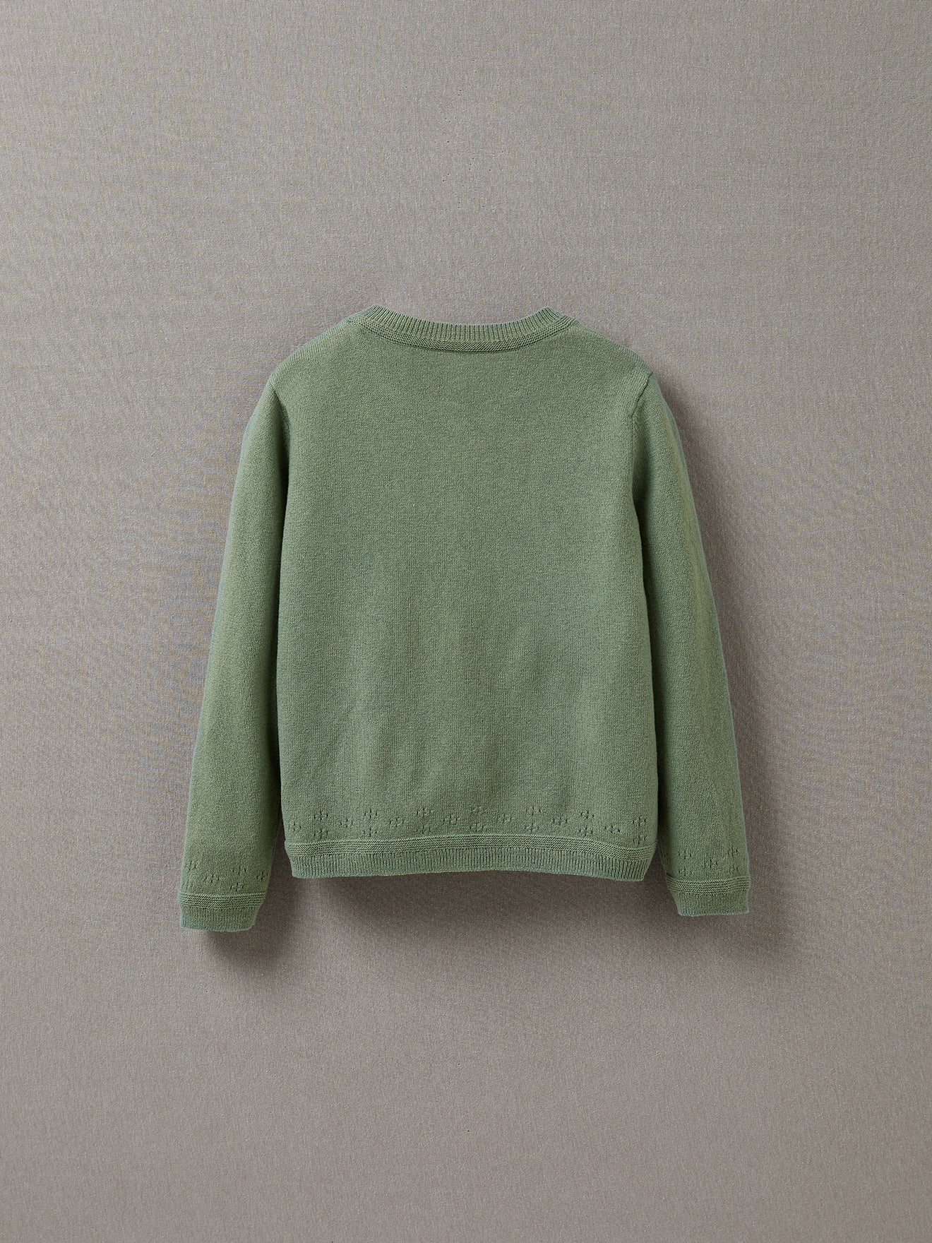Cardigan Fille en coton et laine