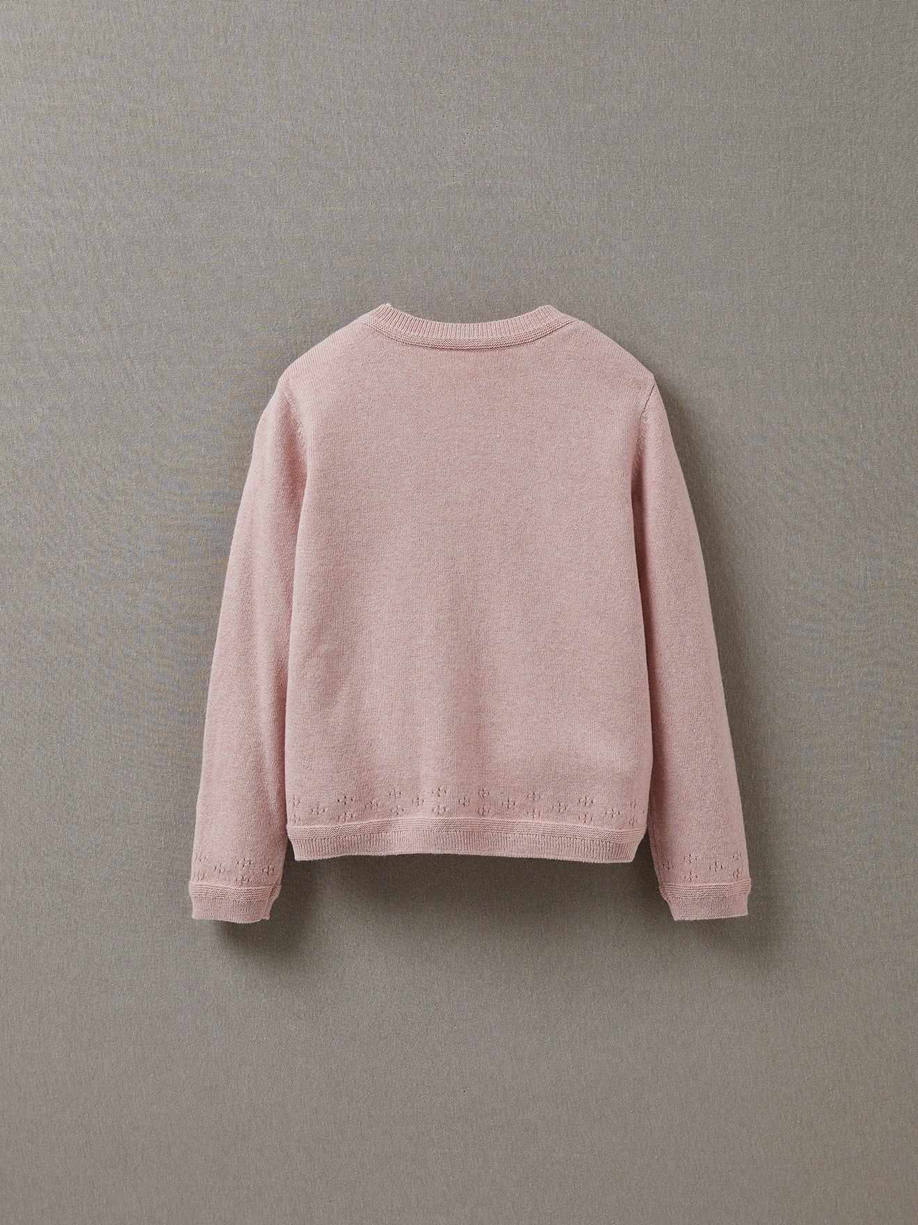 Cardigan Fille en coton et laine