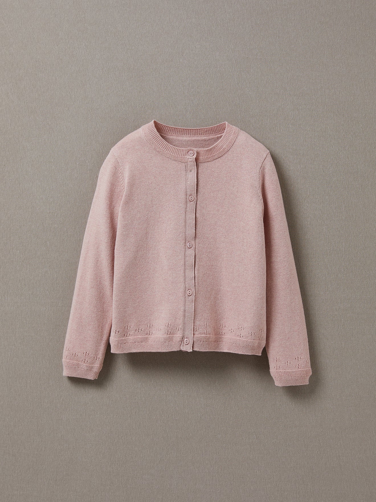 Cardigan Fille en coton et laine