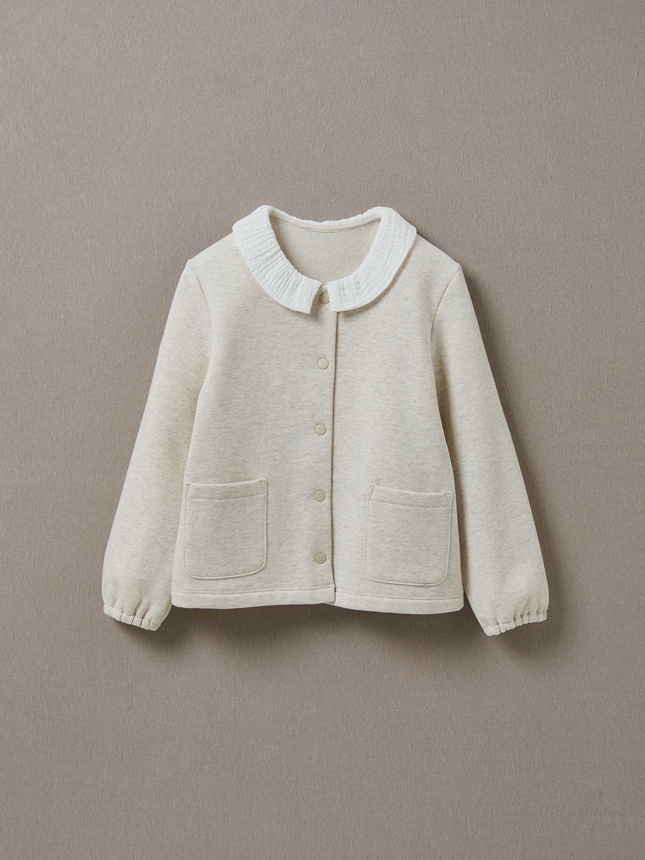 Cardigan fille en coton biologique