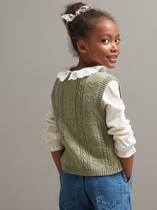 Gilet sans manches fille RWS