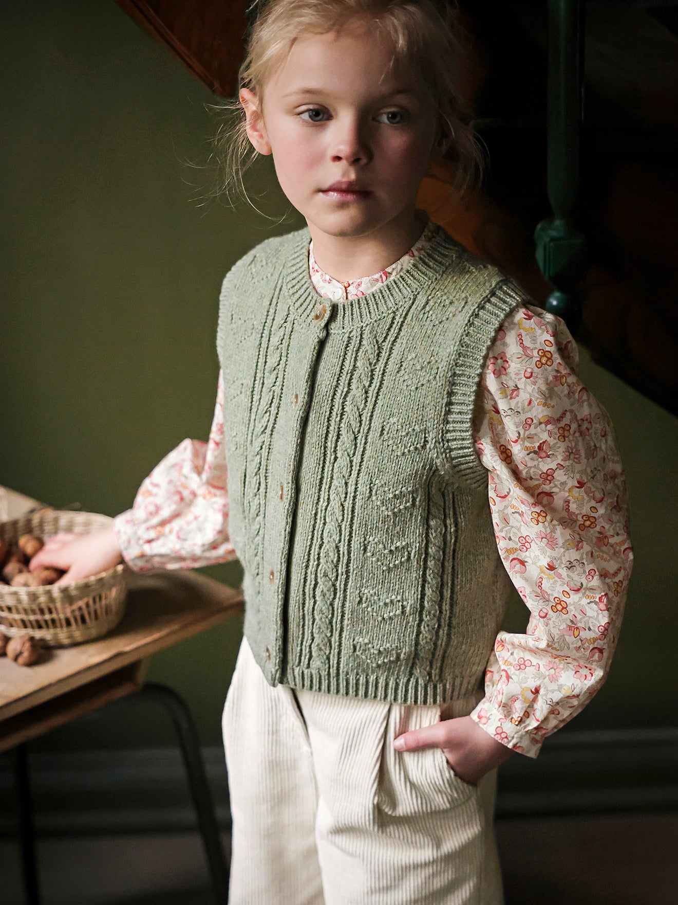 Gilet sans manches fille RWS