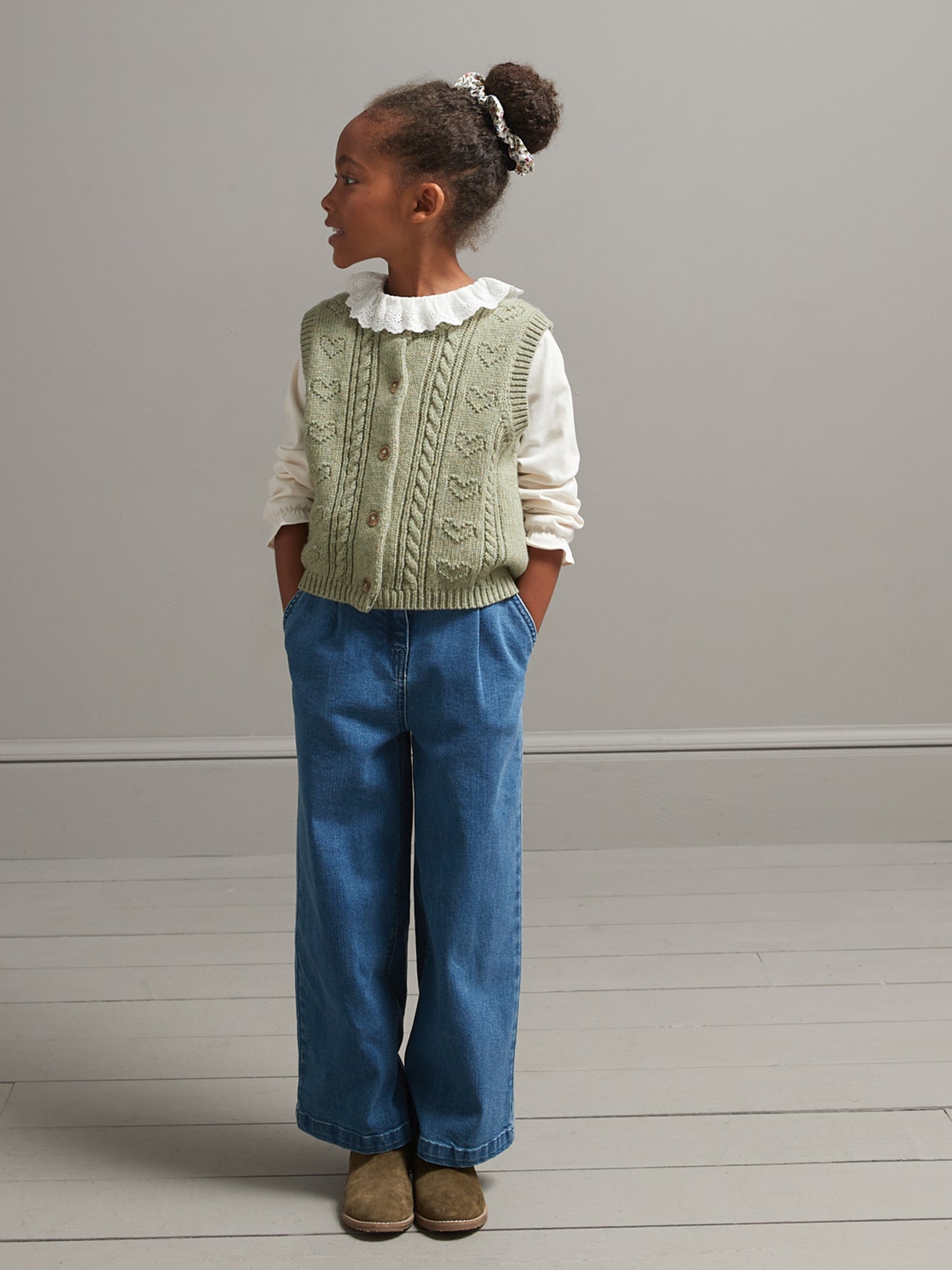 Gilet sans manches fille RWS