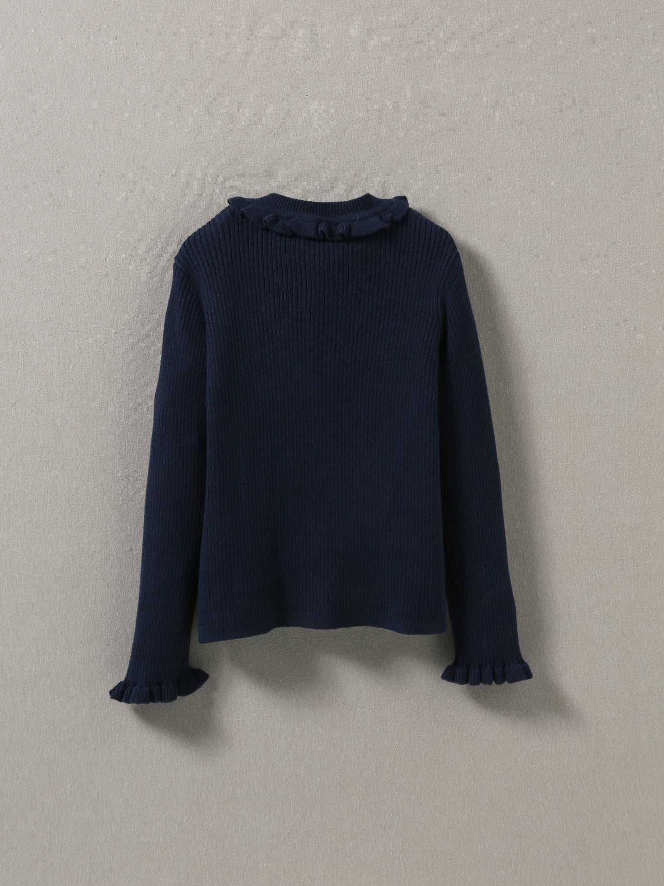 Cardigan Fille finement côtelé