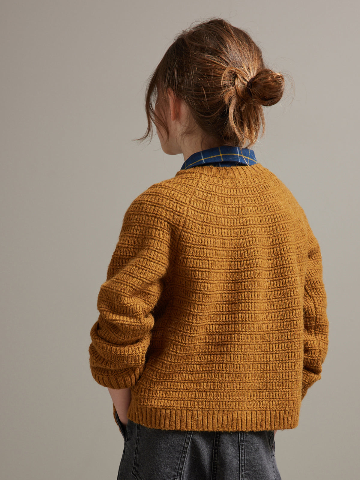 Meisjescardigan in fantasietricot