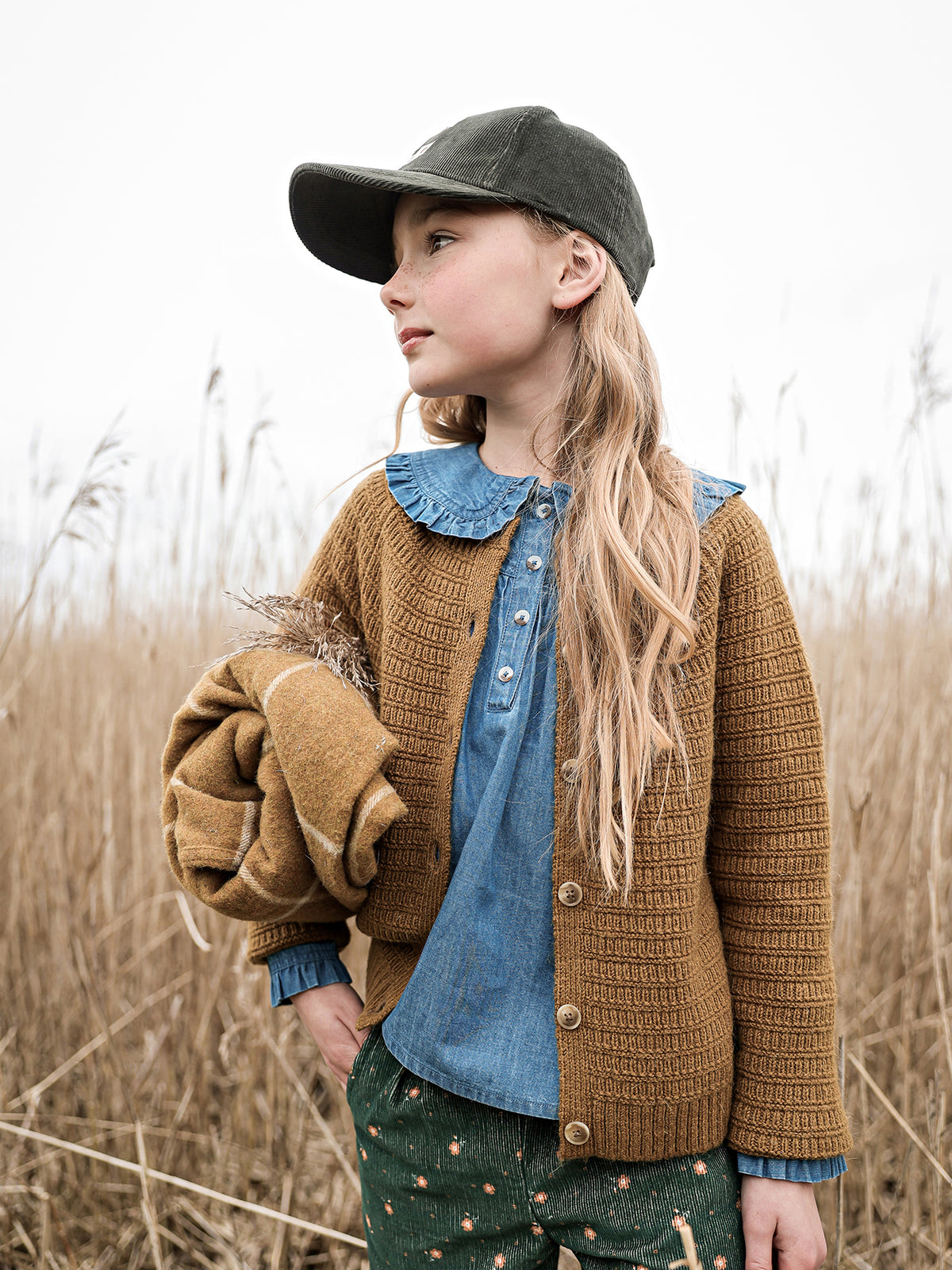 Meisjescardigan in fantasietricot