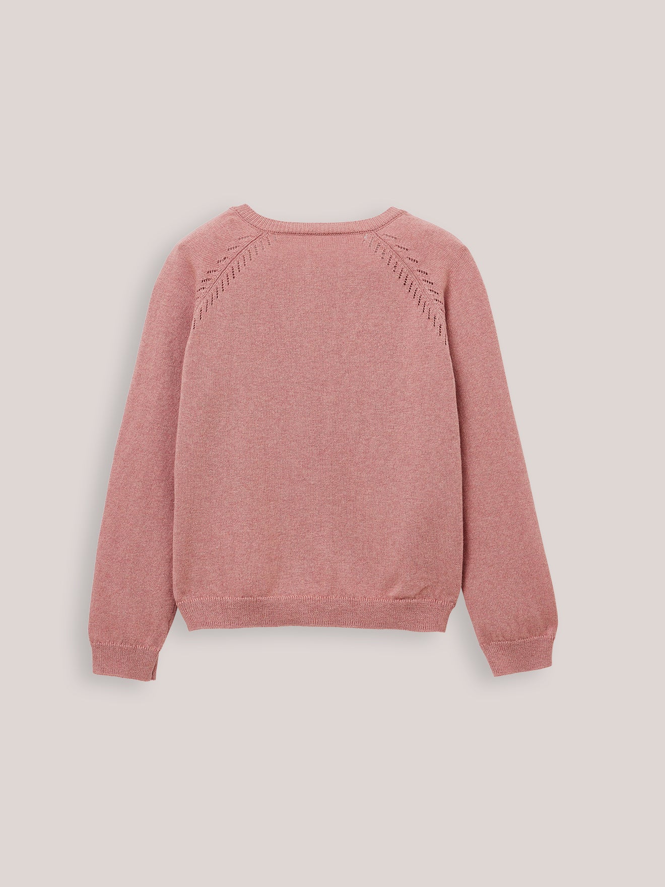 Cardigan Fille en coton et laine