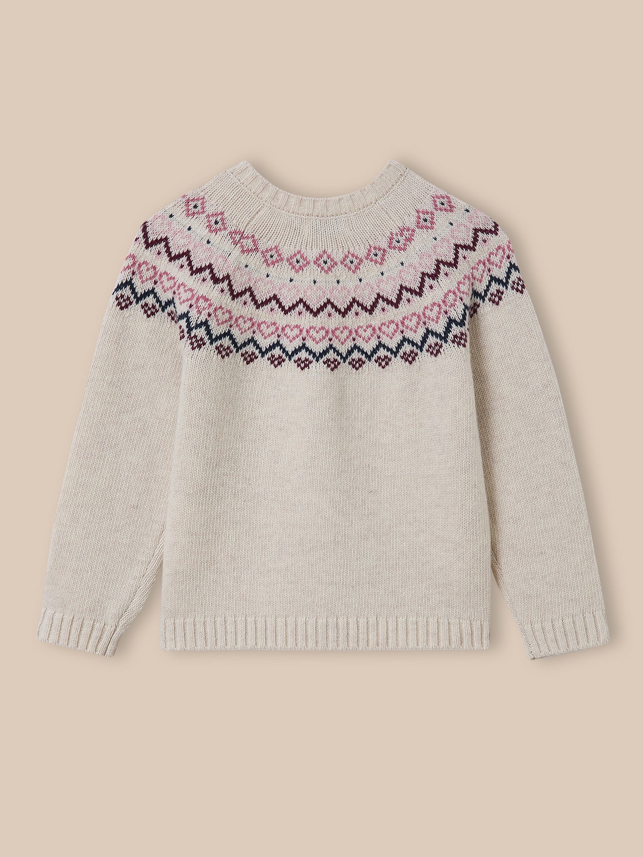 Meisjescardigan met jacquard