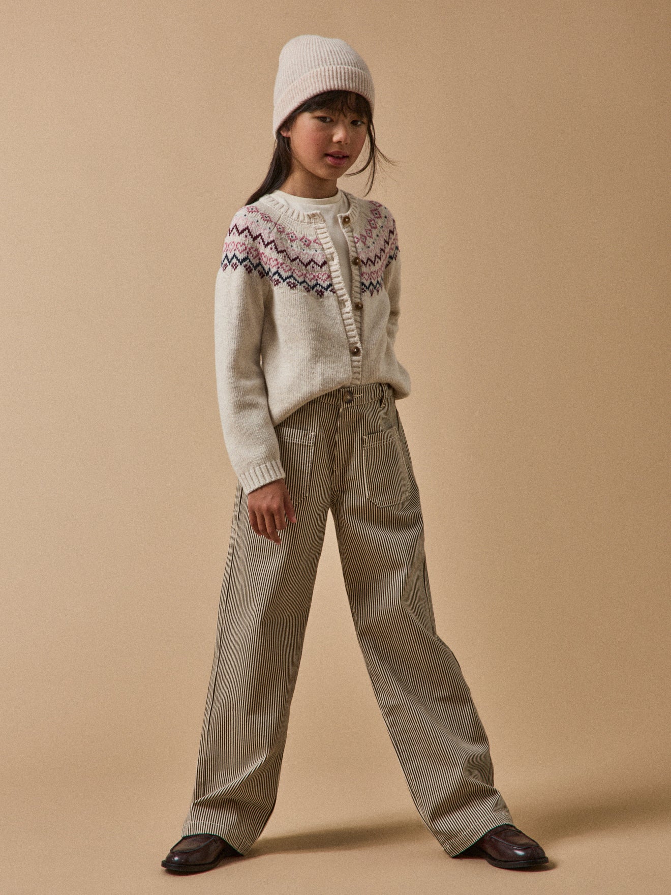 Meisjescardigan met jacquard