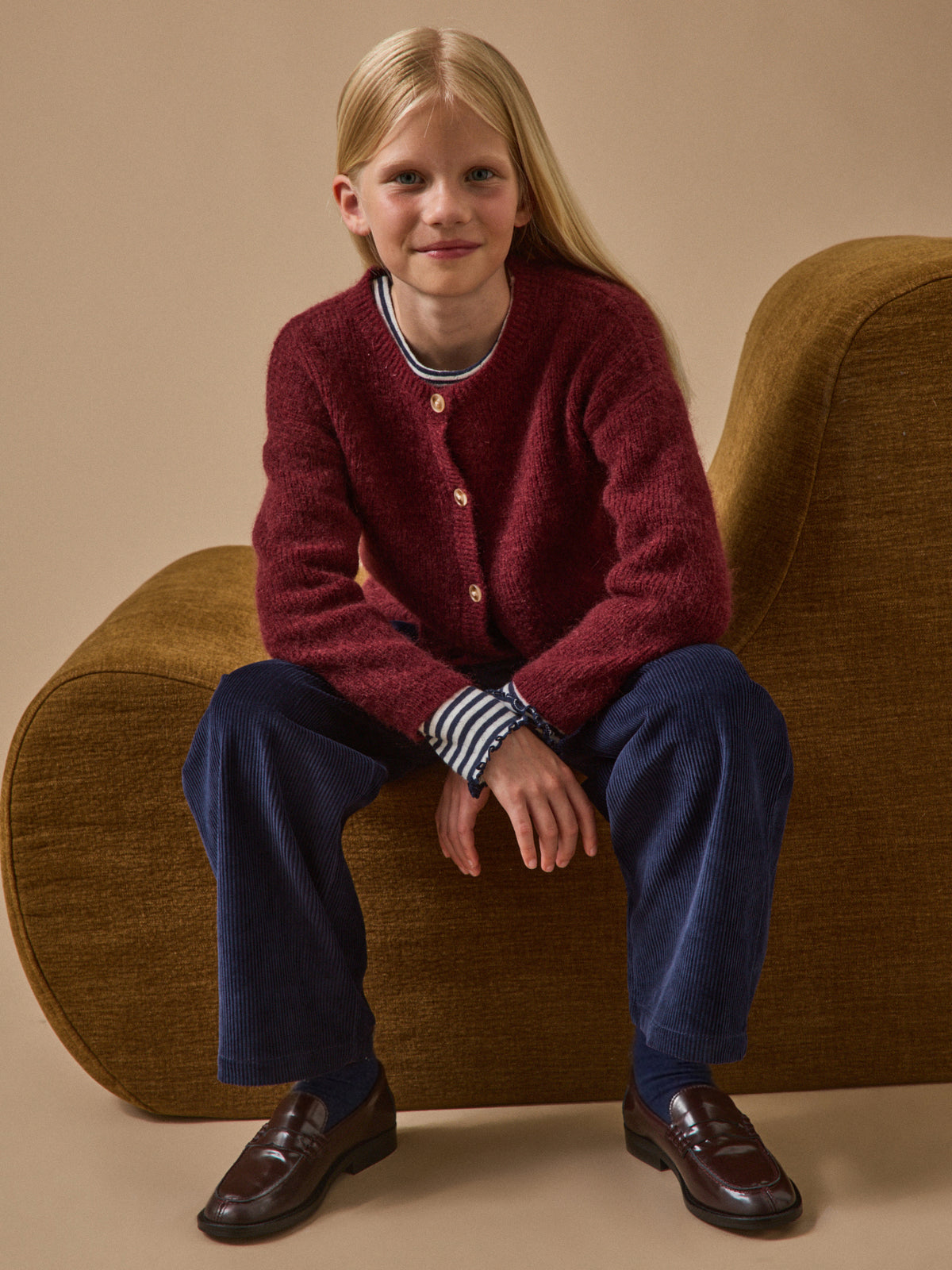 Cardigan met wol en mohair - Junior collectie