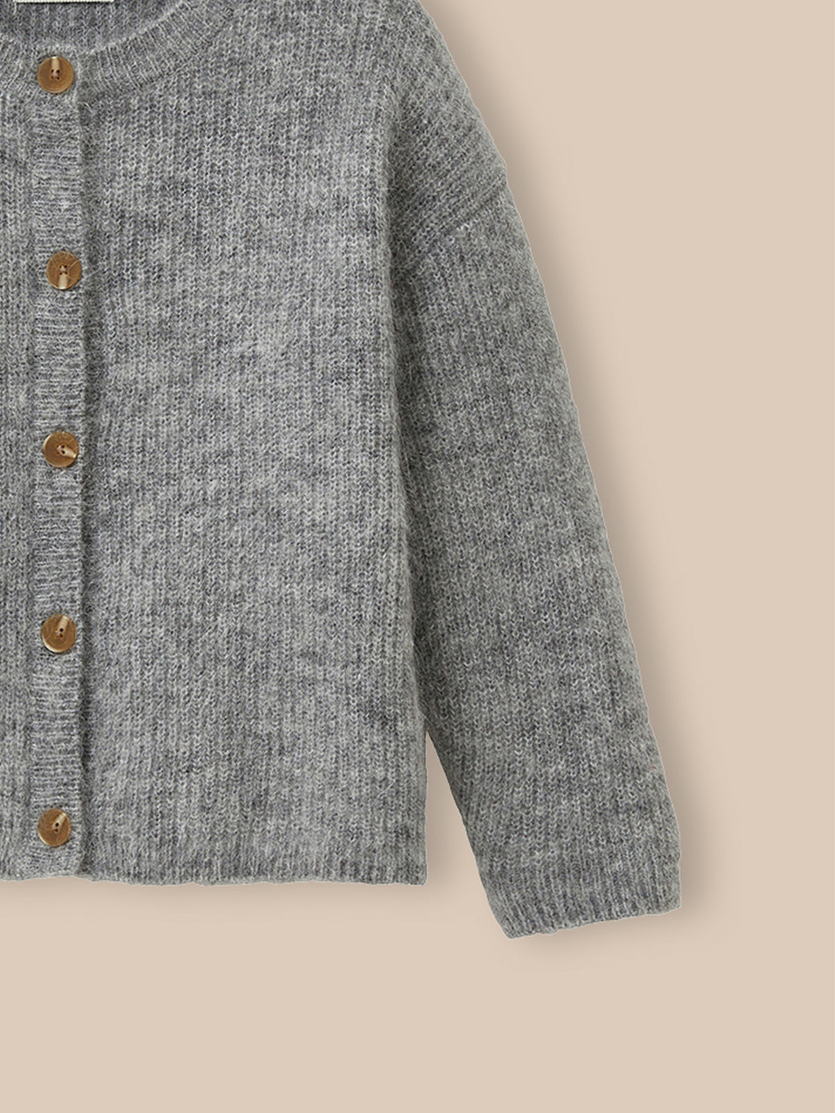 Cardigan met wol en mohair - Junior collectie