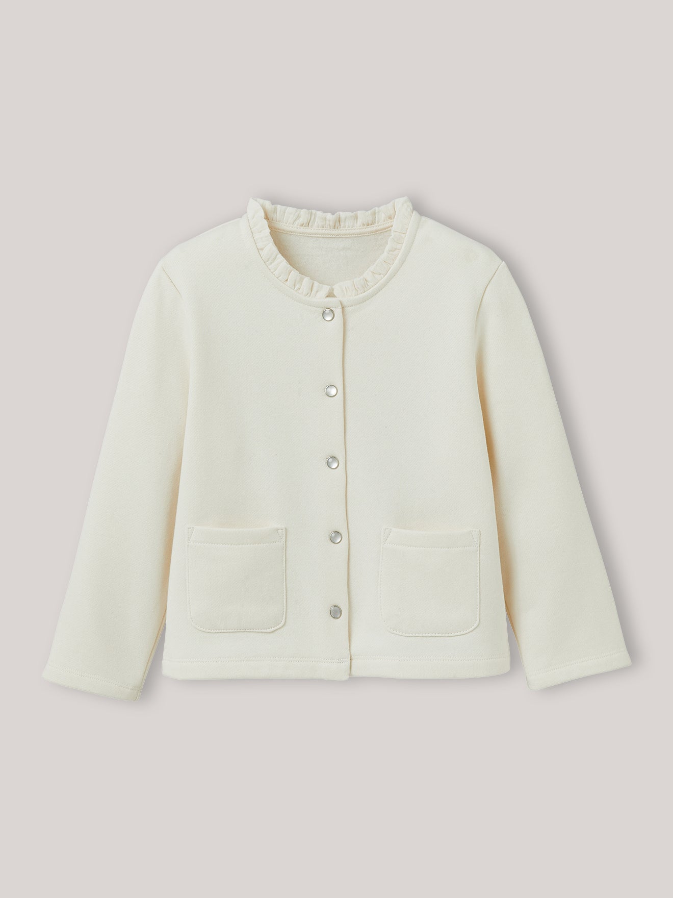 Meisjesvest in molton - Biokatoen