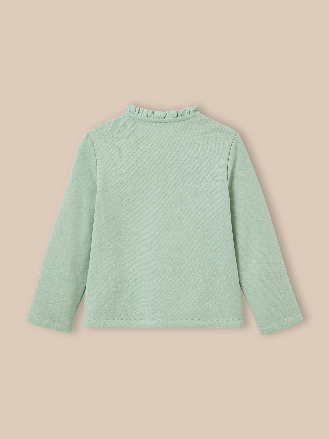 Meisjesvest in molton - Biokatoen