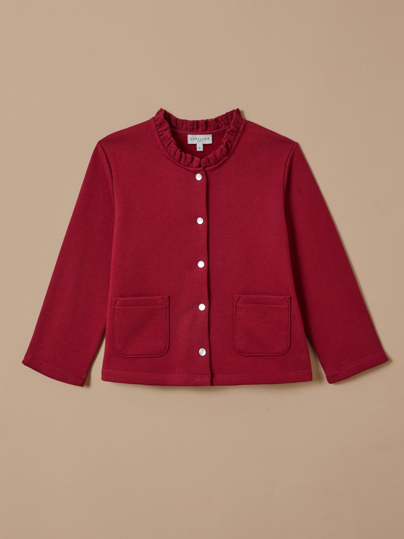 Gilet Fille en molleton - Coton biologique