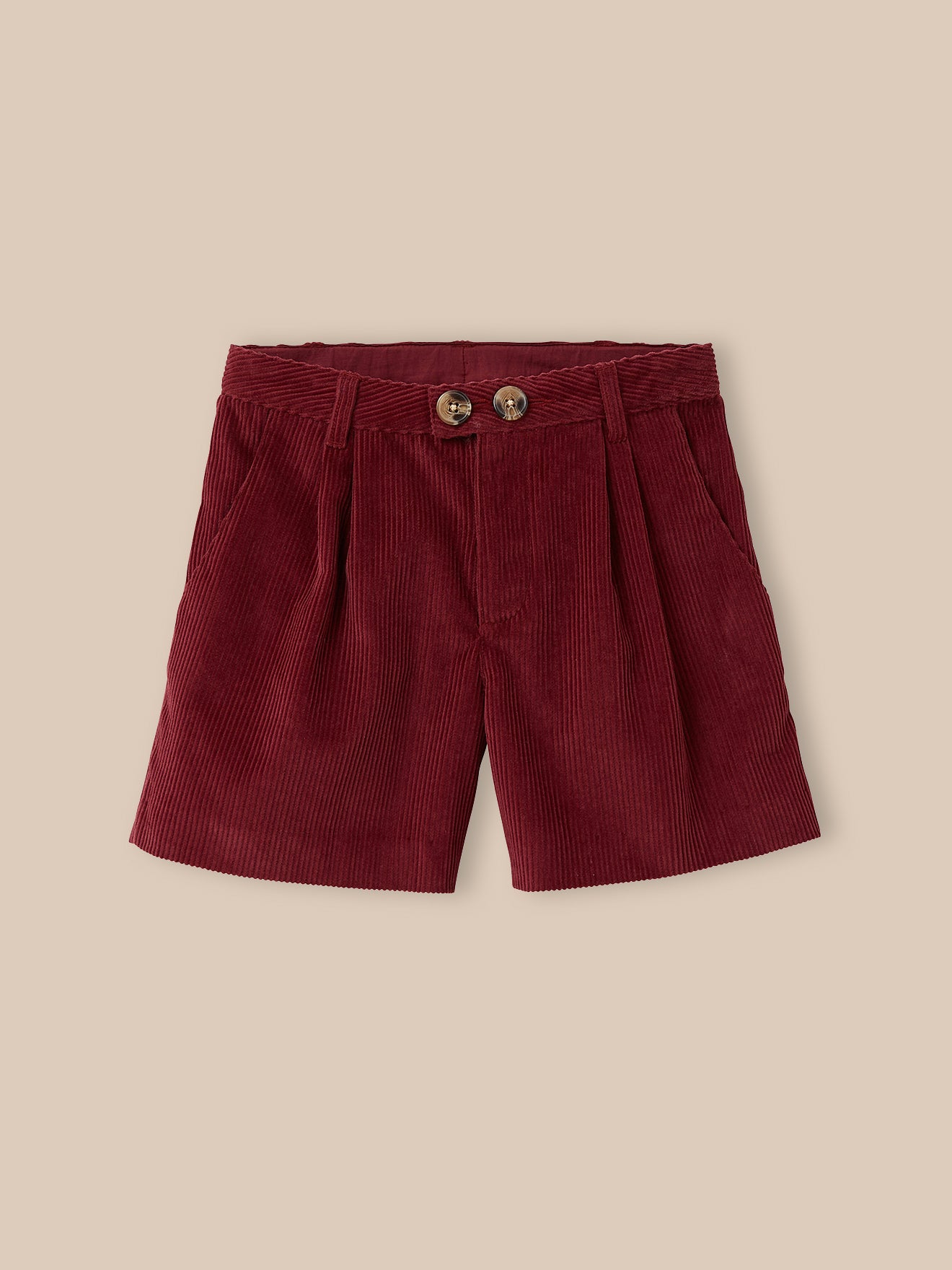 Short velours taille haute Fille