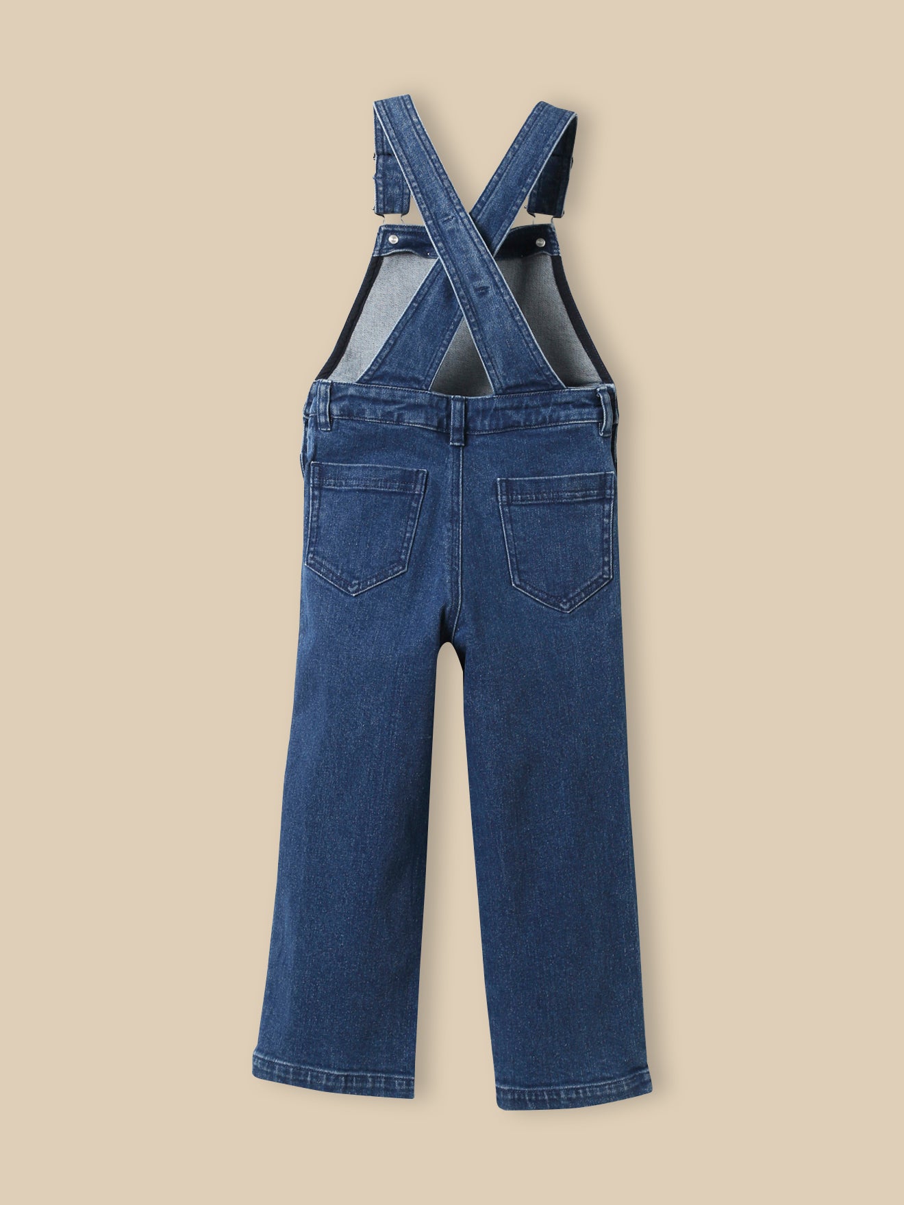 Meisjessalopette in denim