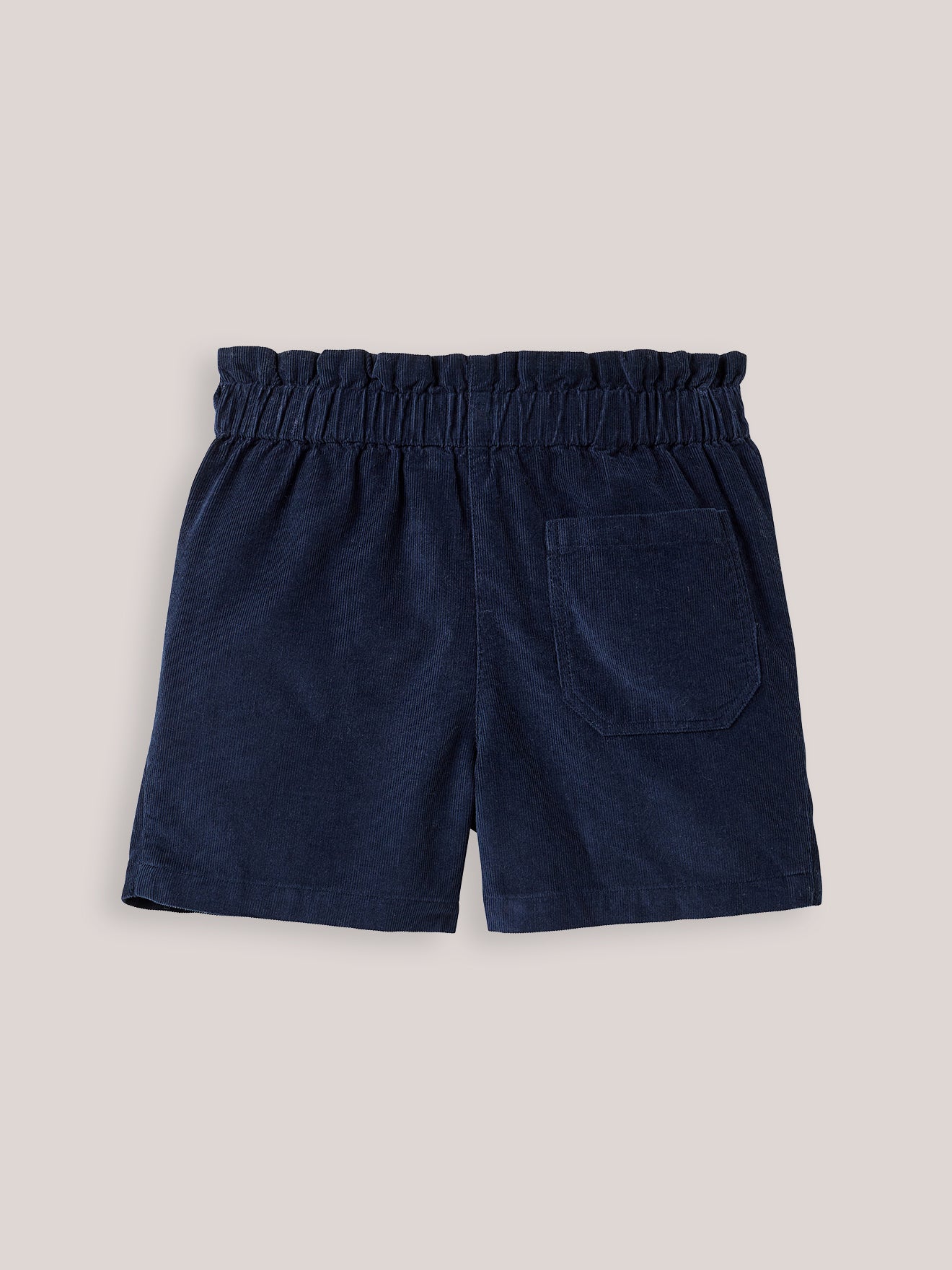 Short paper bag velours Fille
