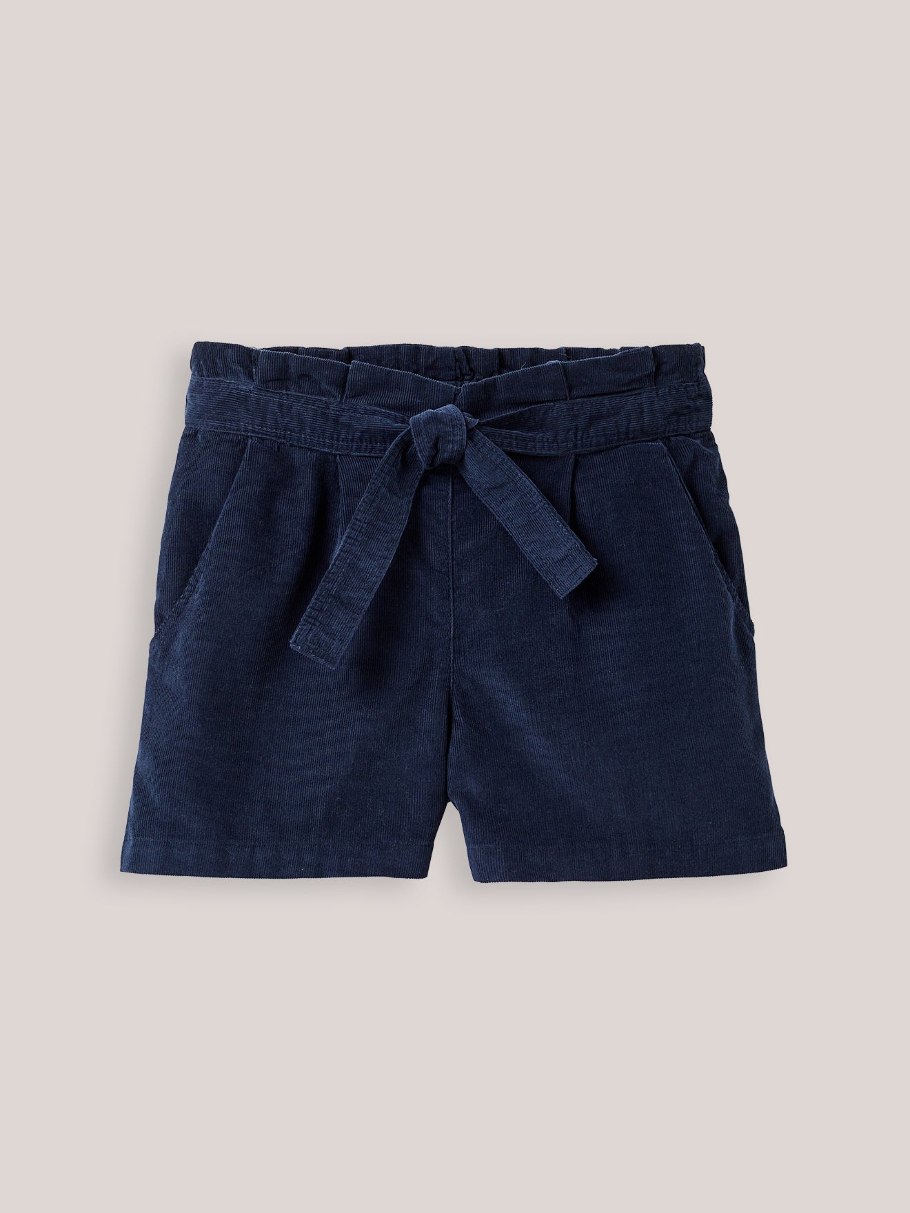 Short paper bag velours Fille