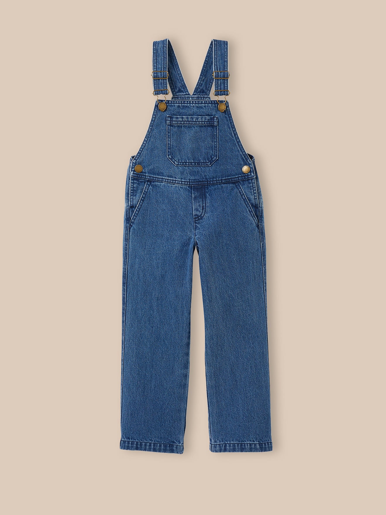 Meisjessalopette in denim
