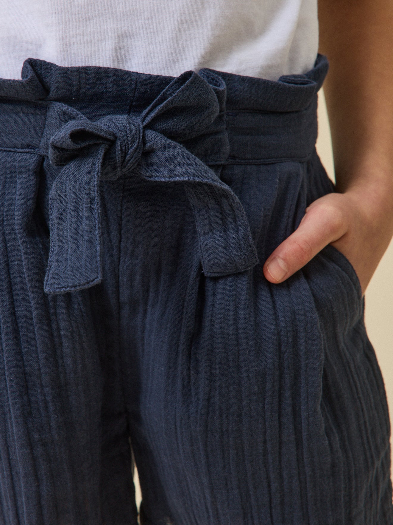 Meisjesshort in tetrastof - Junior collectie