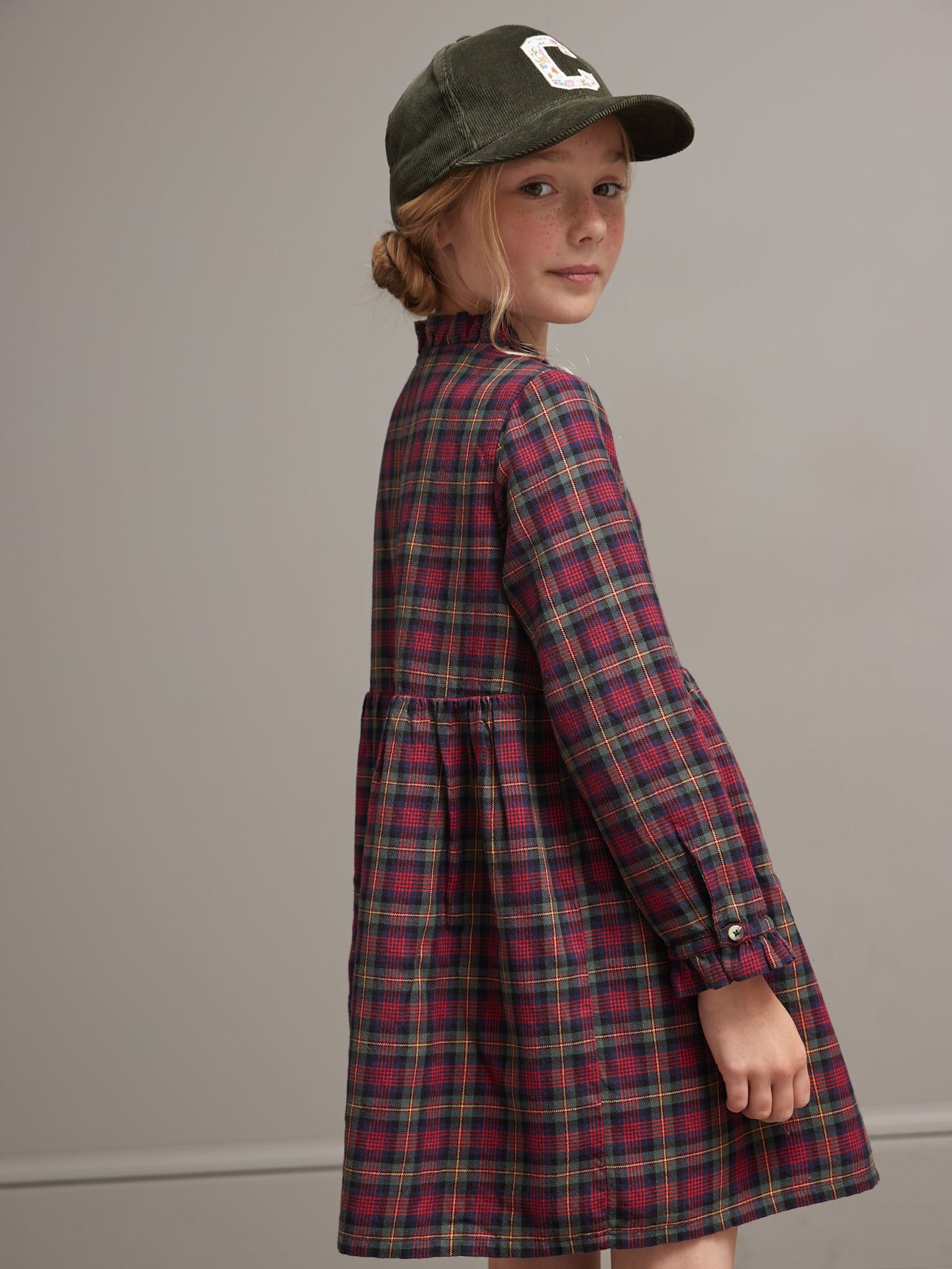 Robe Fille à carreaux