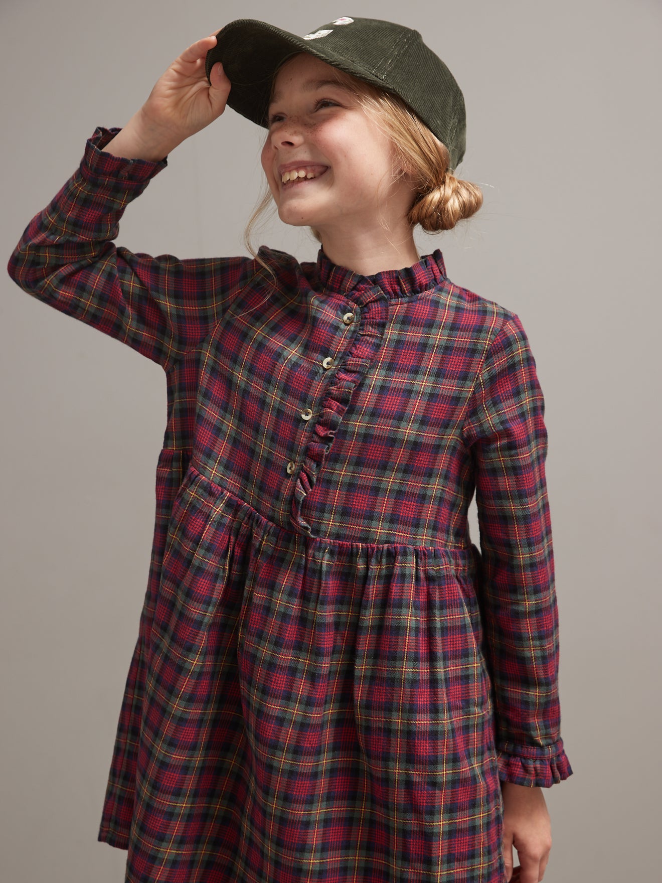 Robe Fille à carreaux
