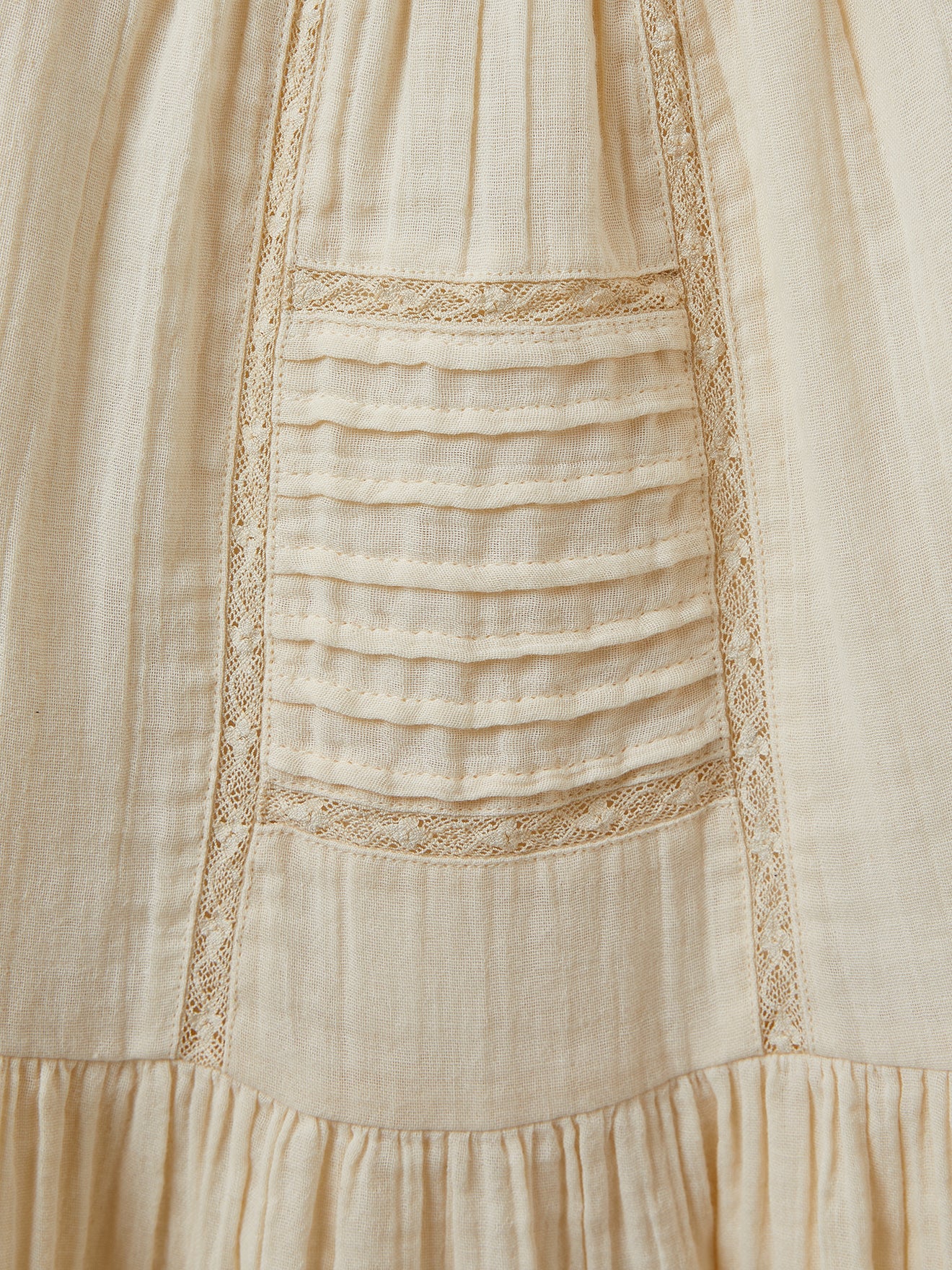 Robe Fille en gaze de coton
