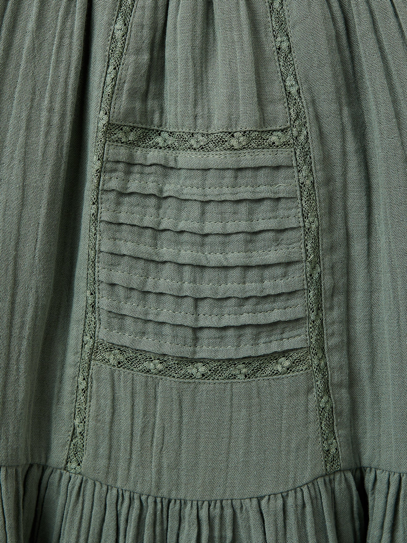 Robe Fille en gaze de coton