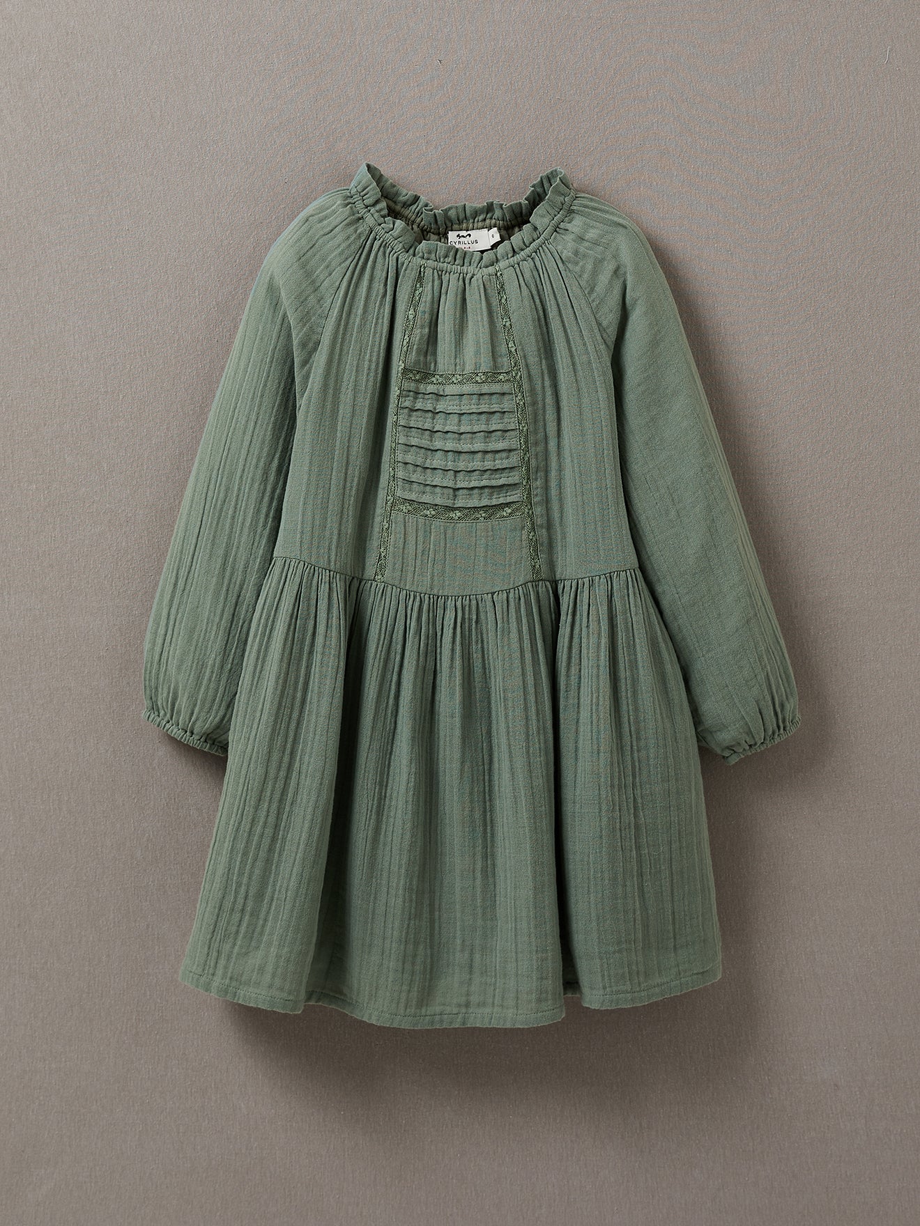 Robe Fille en gaze de coton