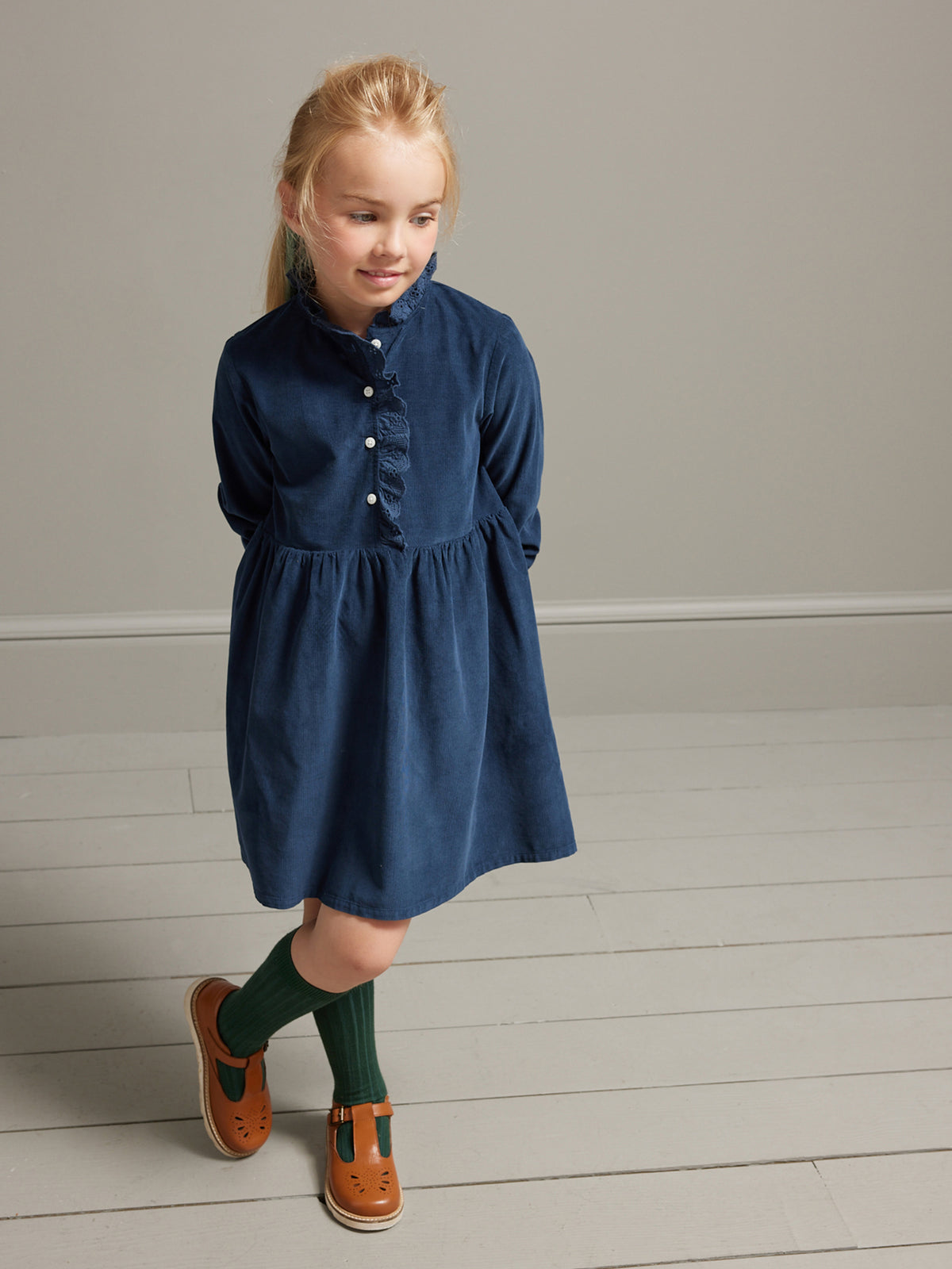 Robe Fille en velours