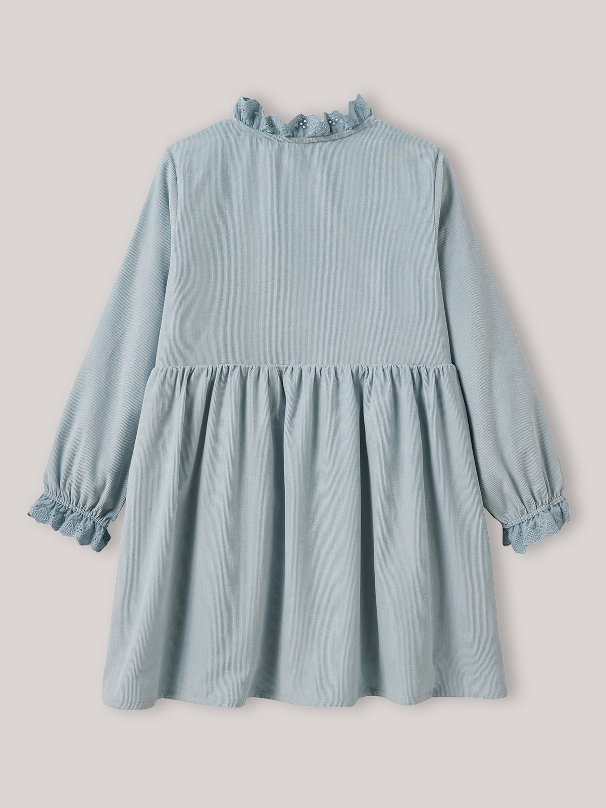 Velours meisjesjurk