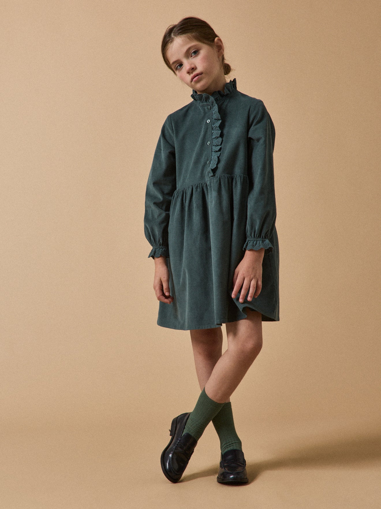 Robe Fille en velours