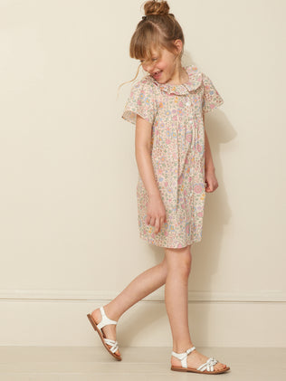 Robe Fille - Tissu Liberty Alicia Chintz