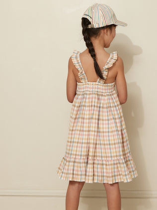 Robe Fille à carreaux