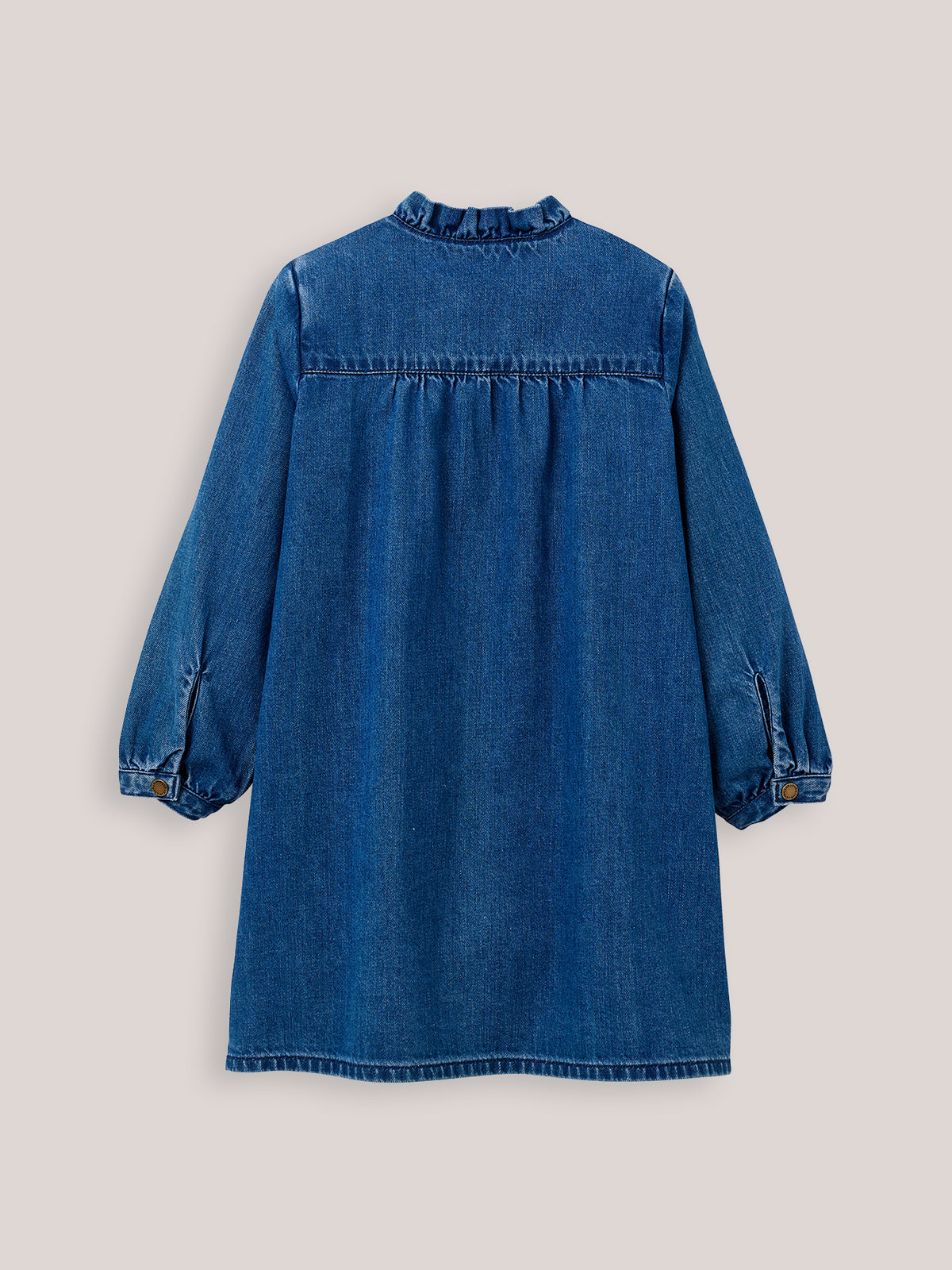 Meisjesjurk in denim