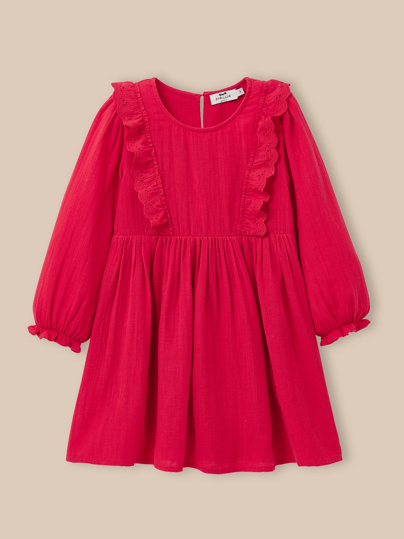Robe Fille gaze de coton