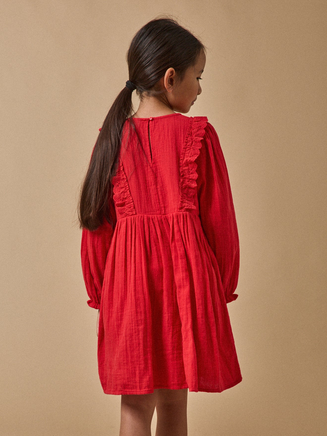Robe Fille gaze de coton