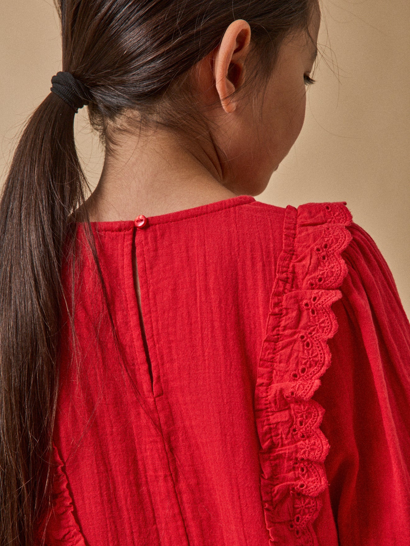 Robe Fille gaze de coton