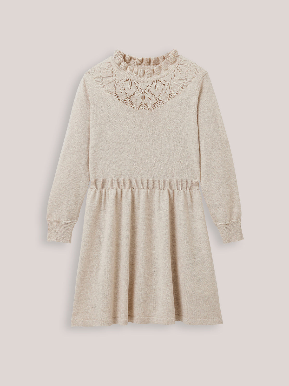 Robe pull pointelle Fille