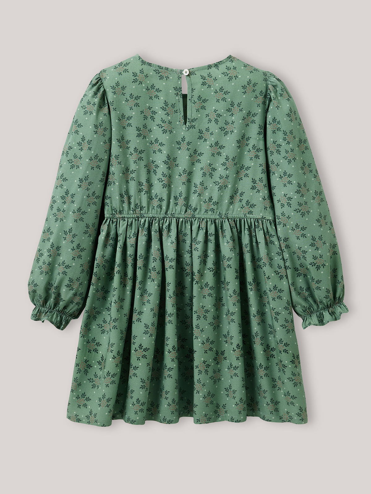 Meisjesjurk in viscose met Antonia print