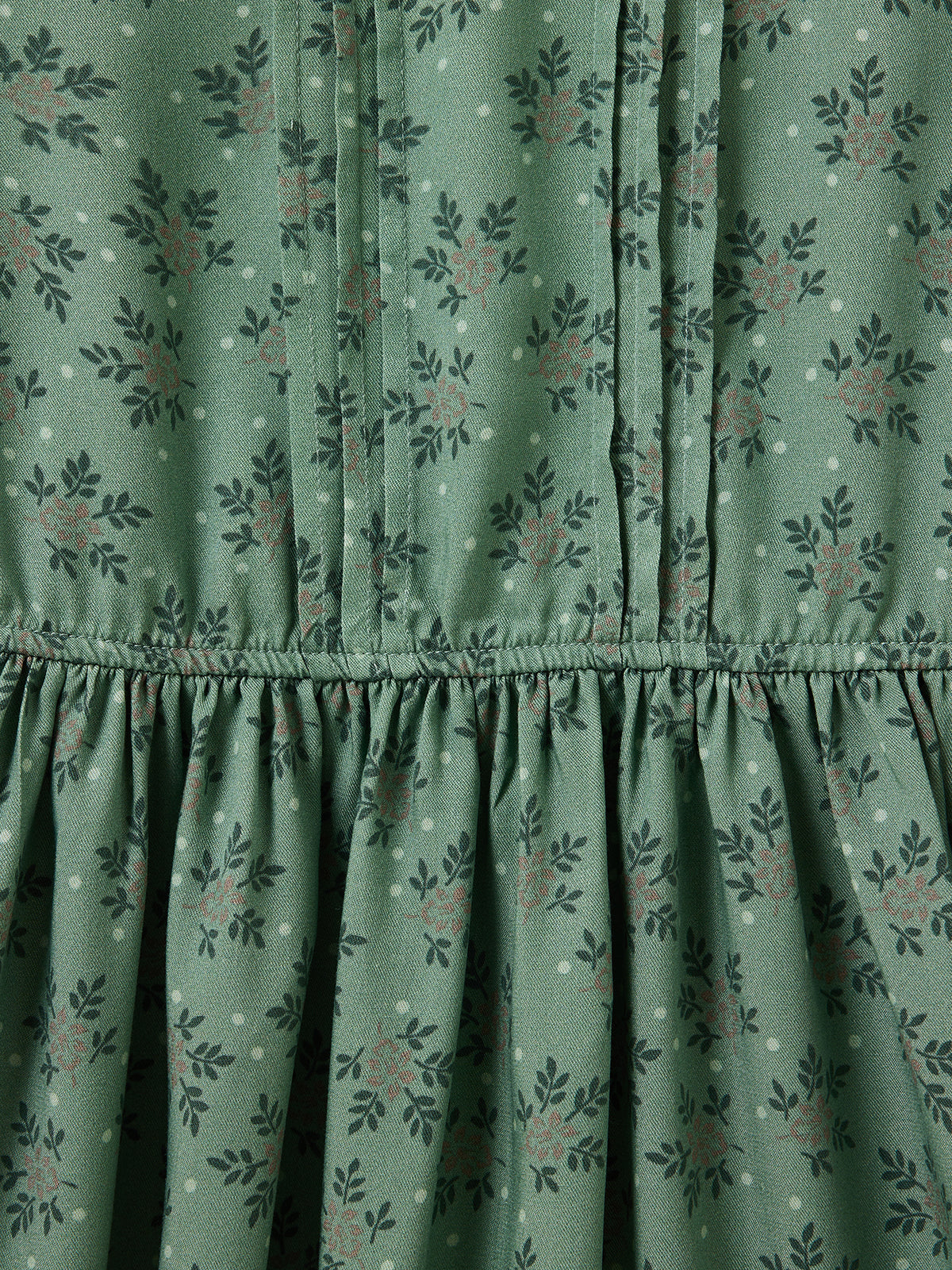 Meisjesjurk in viscose met Antonia print