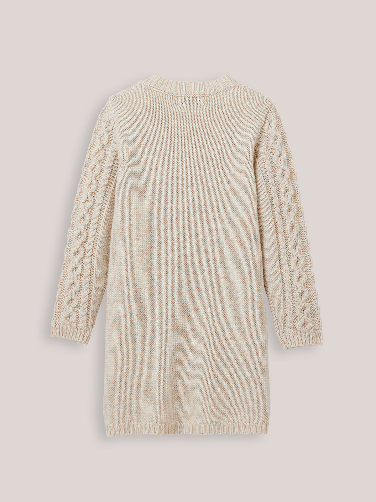 Robe pull torsadée Fille - Laine RWS*