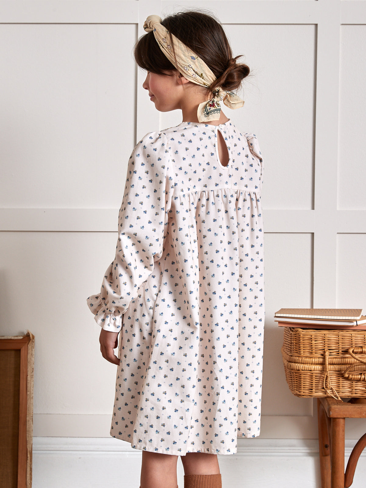 Robe velours Fille imprimé Emily