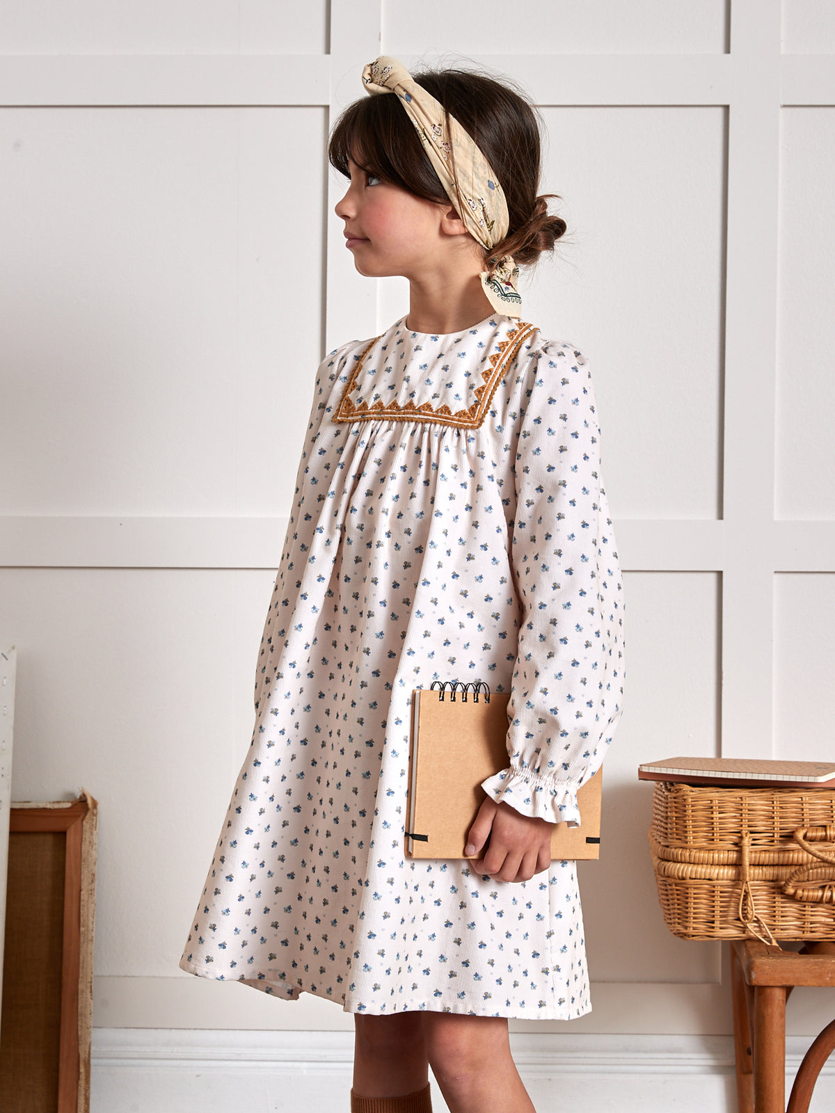 Robe velours Fille imprimé Emily