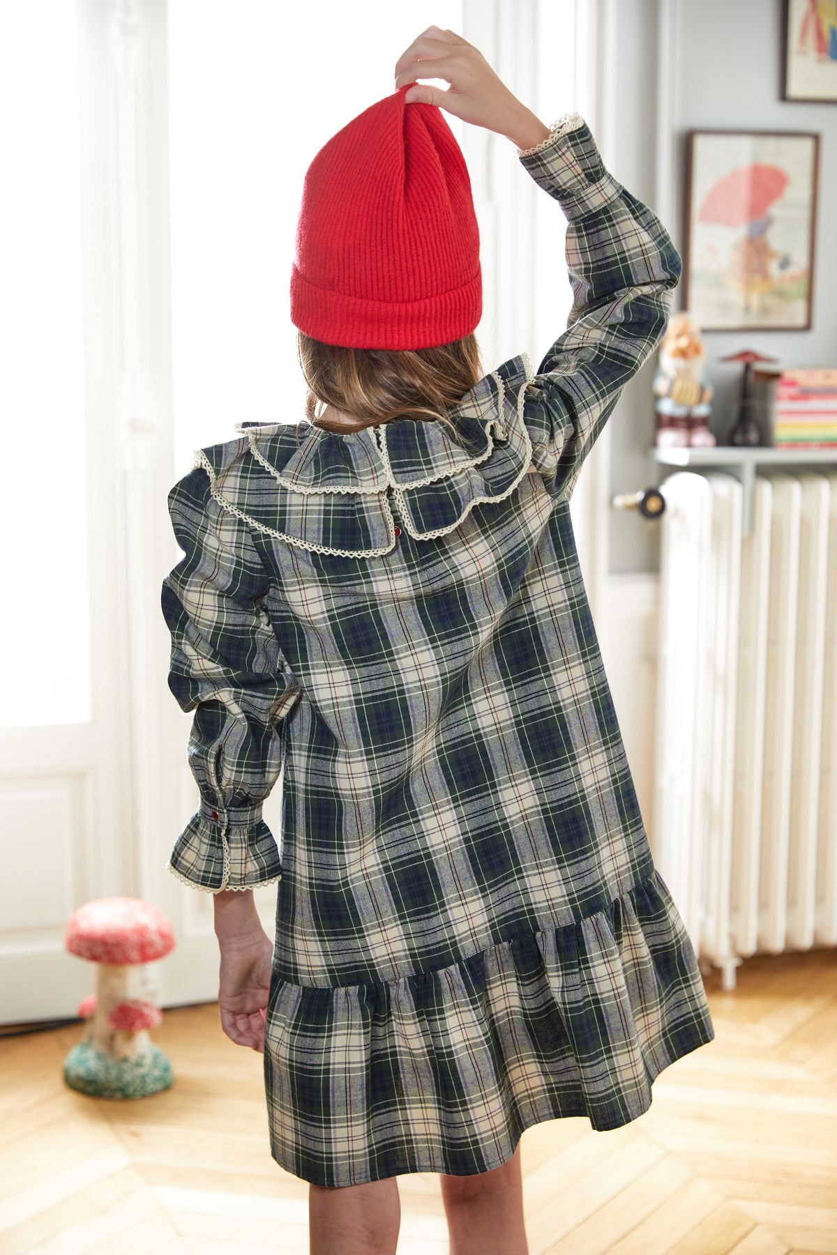 Meisjesjurk Lou - Kerst in Constances wonderland