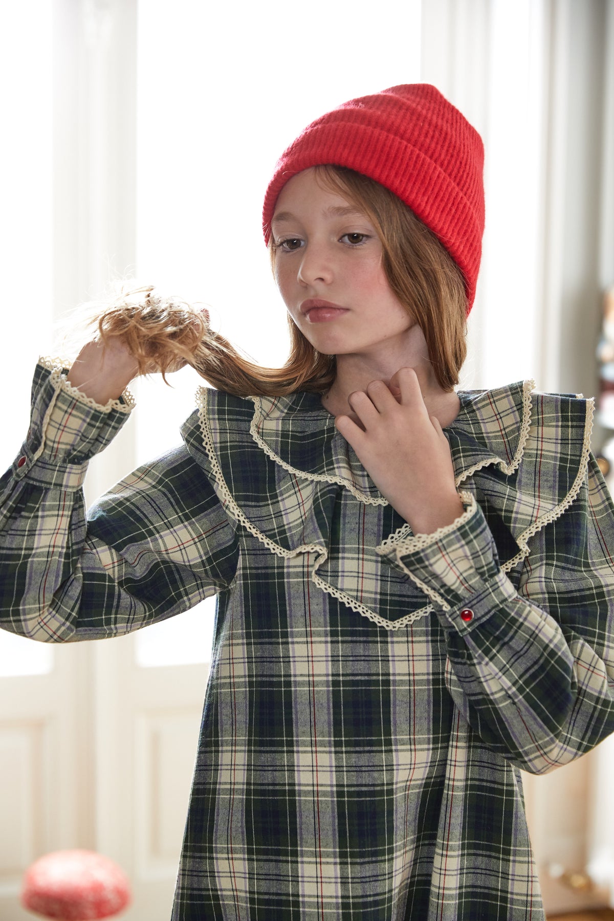 Meisjesjurk Lou - Kerst in Constances wonderland