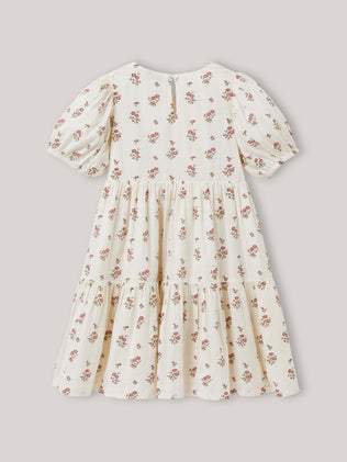 Robe Fille en coton texturé - imprimé Bianca