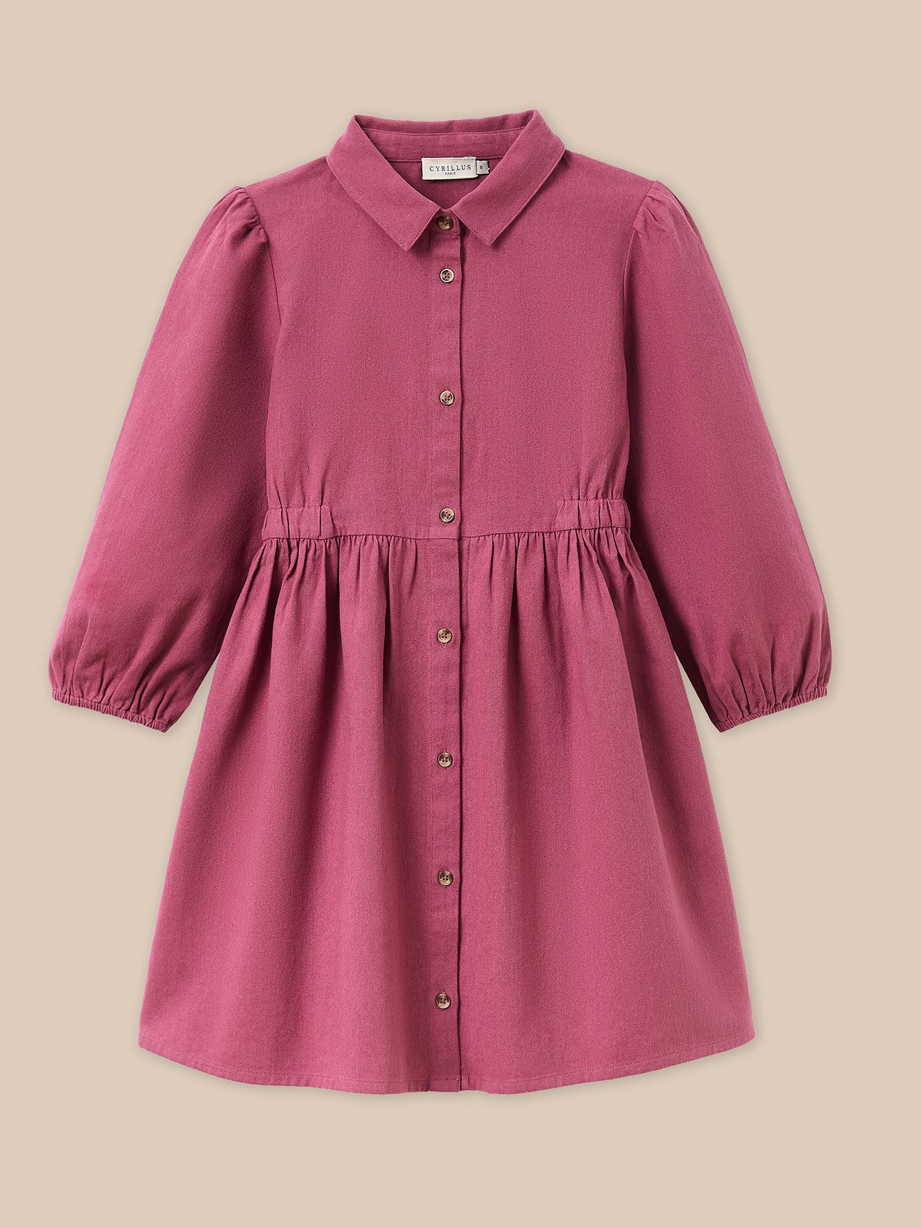 Meisjesjurk in twill