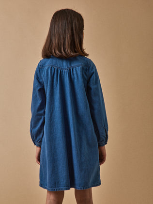 Meisjesjurk in denim